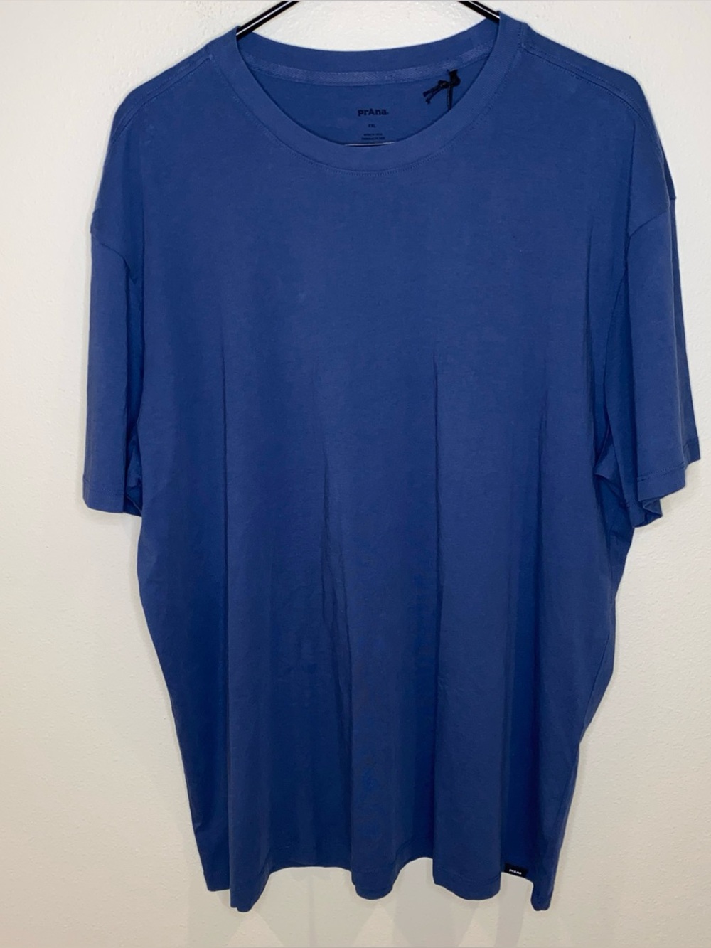Prana Everyday Short Sleeve Tee Shirt Men’s XXL Bluff Blue NW